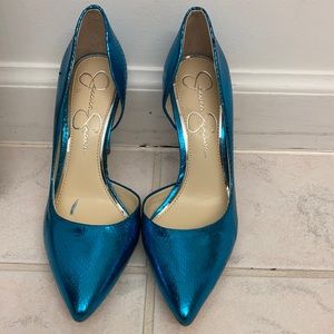New Jessica Simpson blue 4inch heels sizes 6.